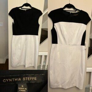 Cynthia Steffe Black and White Dress